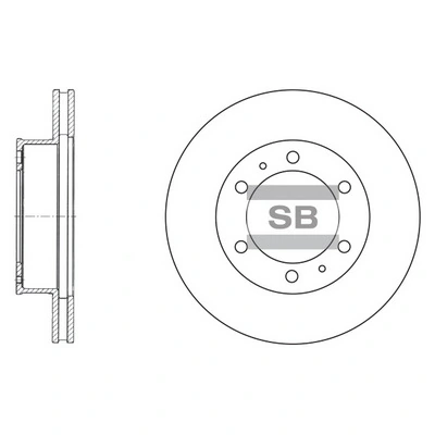 HI-Q SD4011 — Диск гальмівний