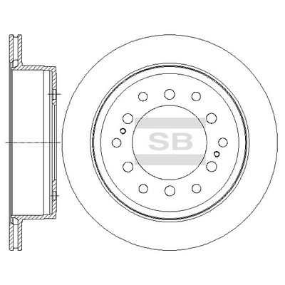 HI-Q SD4027 — Диск гальмівний