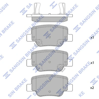 HI-Q SP4142 — Колодки гальмівні дискові