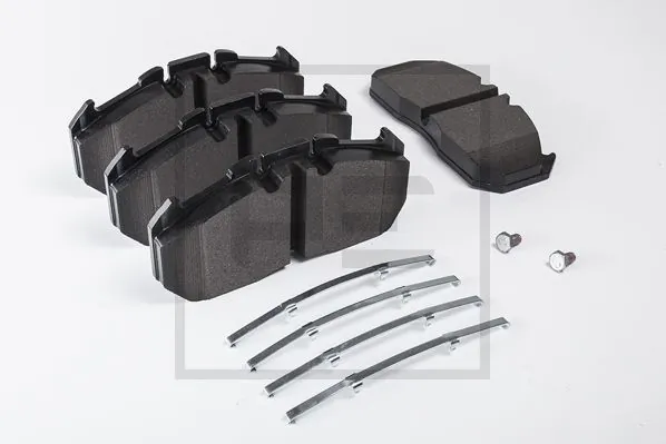 Kit de plaquettes de frein, frein à disque PE Automotive 086.317-00A