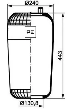 Soufflet de suspension, suspension pneumatique