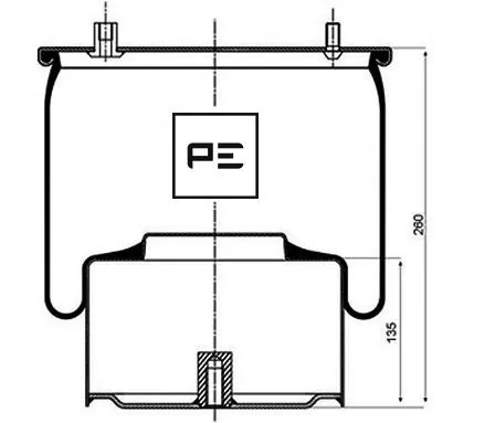 Soufflet de suspension, suspension pneumatique