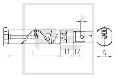 Axe de ressort PE Automotive 074.401-00A