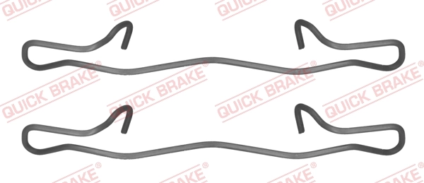 Kit d'accessoires, plaquette de frein à disque Quick Brake