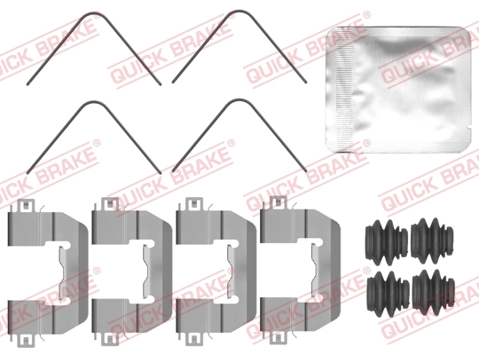 Kit d'accessoires, plaquette de frein a disque