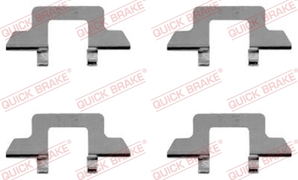 Kit d'accessoires, plaquette de frein à disque Quick Brake