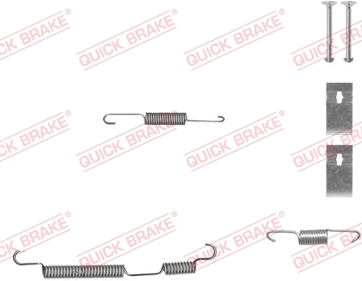 Accessory Kit, brake shoes