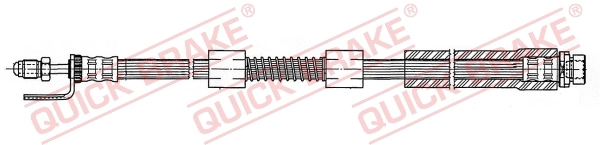 Flexible de frein QUICK BRAKE 37.928