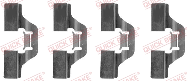 Kit d'accessoires, plaquette de frein à disque Quick Brake