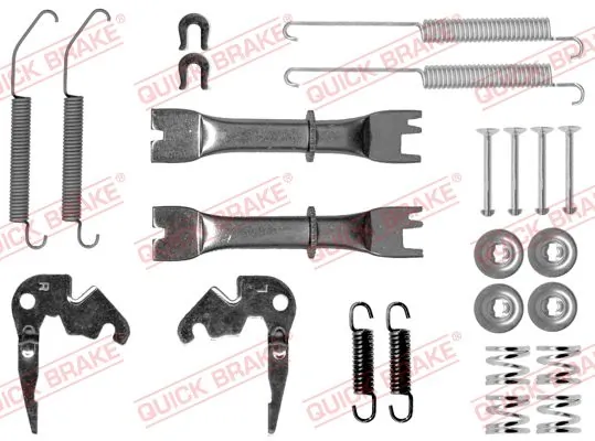 Kit d'accessoires, mâchoire de frein