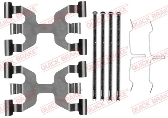Kit d'accessoires, plaquette de frein a disque