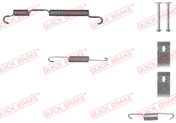 Accessory Kit, brake shoes