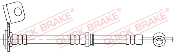 Flexible de frein QUICK BRAKE 58.868