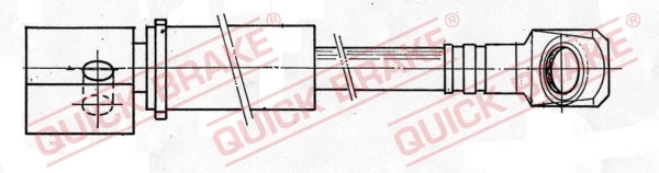 Flexible de frein QUICK BRAKE 60.302