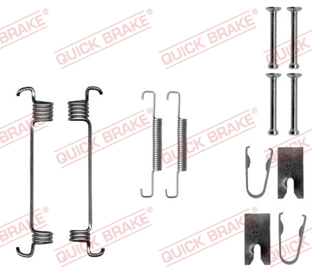 Kit d'accessoires, mâchoires de frein de stationnement Quick Brake