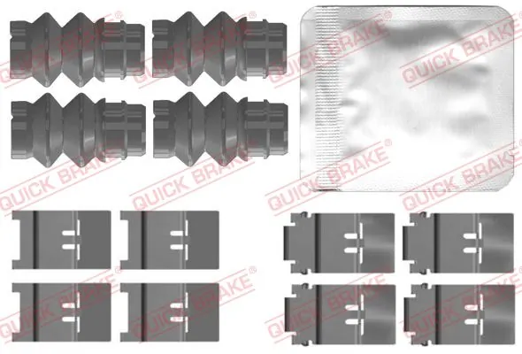 Kit d'accessoires, plaquette de frein a disque