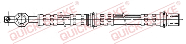 Flexible de frein QUICK BRAKE 50.932