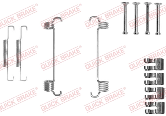 Accessory Kit, parking brake shoes