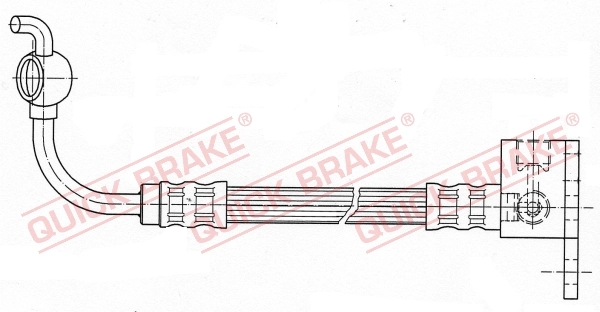 Flexible de frein QUICK BRAKE 80.001