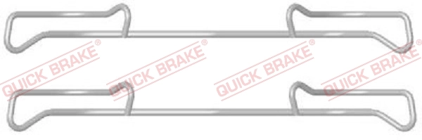 Kit d'accessoires, plaquette de frein à disque Quick Brake
