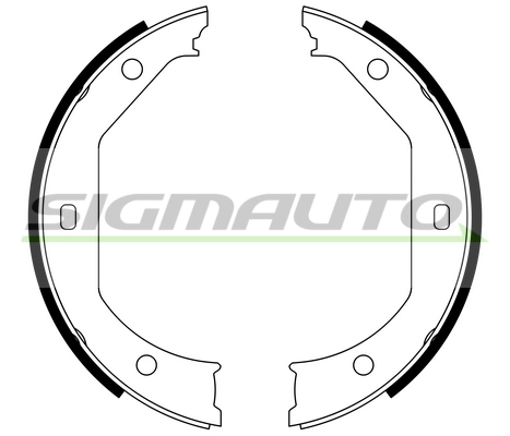 Brake Shoe Set, parking brake