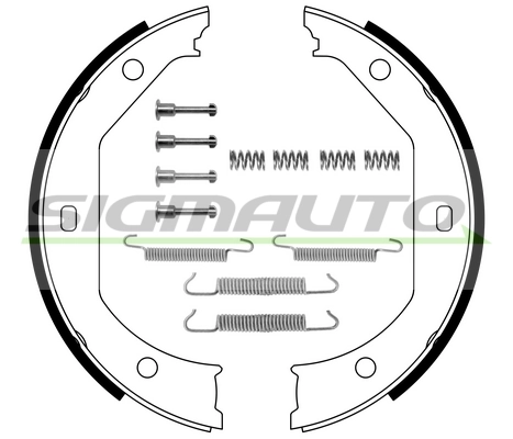 Brake Shoe Set, parking brake