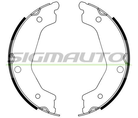 Brake Shoe Set, parking brake