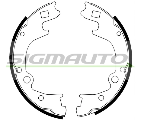 Brake Shoe Set, parking brake