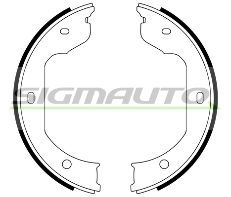 Brake Shoe Set, parking brake