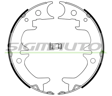 Brake Shoe Set, parking brake