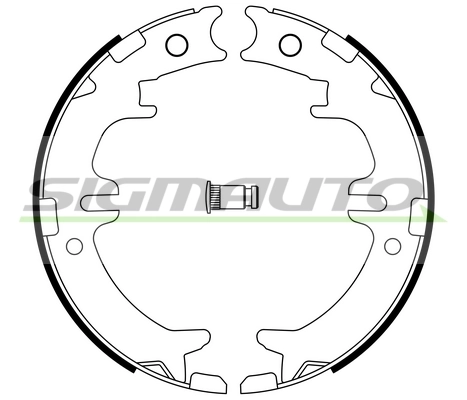 Brake Shoe Set, parking brake