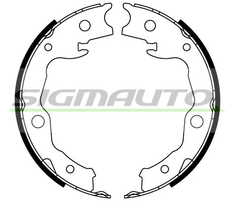 Brake Shoe Set, parking brake