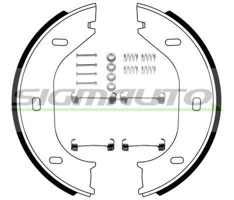 Brake Shoe Set, parking brake