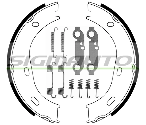 Brake Shoe Set, parking brake