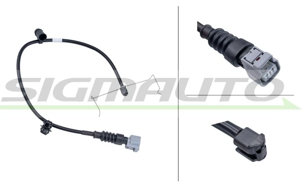 Warning Contact, brake pad wear