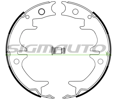 Brake Shoe Set, parking brake