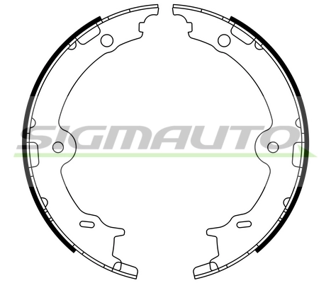 Brake Shoe Set, parking brake