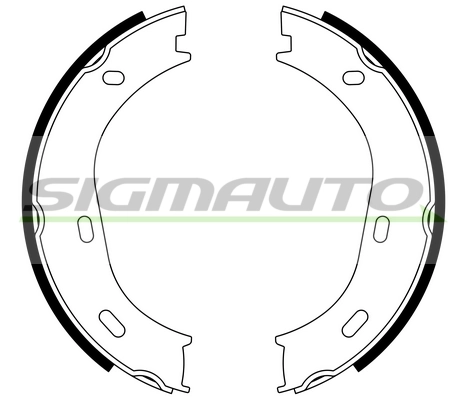 Brake Shoe Set, parking brake