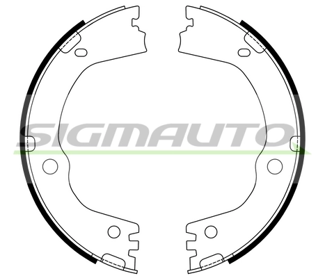 Brake Shoe Set, parking brake