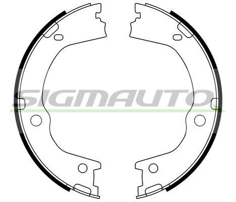 Brake Shoe Set, parking brake