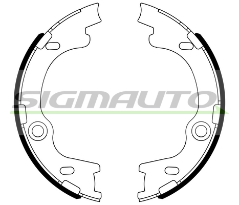 Brake Shoe Set, parking brake