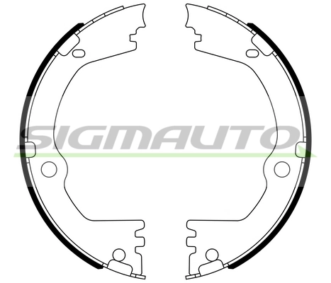 Brake Shoe Set, parking brake