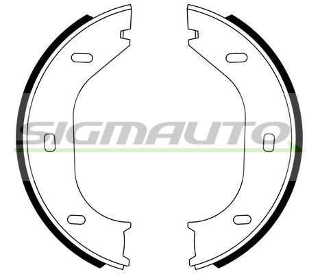 Brake Shoe Set, parking brake