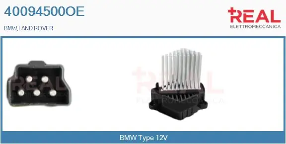 Resistor, interior blower