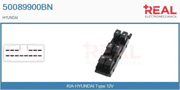 Switch, window regulator