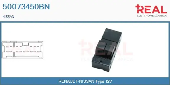 Switch, window regulator