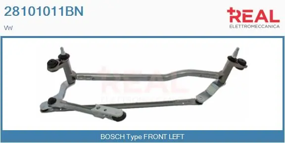 MECHANIZM WYCIERACZEK VW P. TOURAN 11-15 (Z SILNIKIEM)