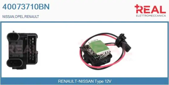 Resistor, interior blower