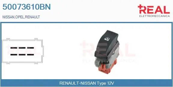 Switch, window regulator