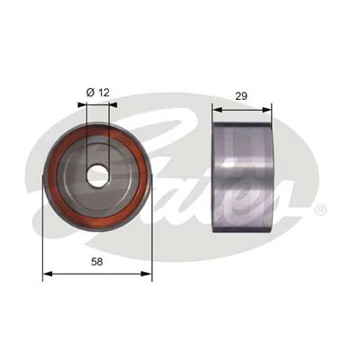 Deflection Pulley/Guide Pulley, timing belt